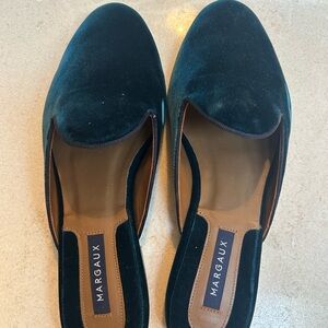Margaux Women's Green Velvet Loafers NEVER WORN